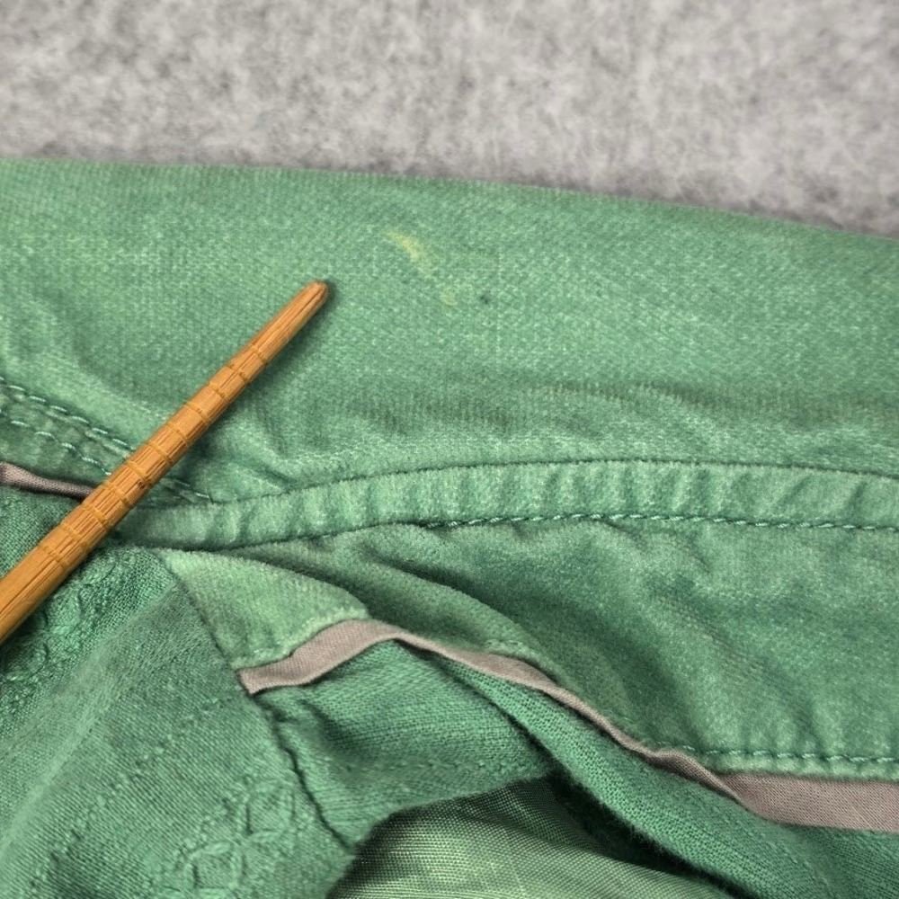 Vtg 90s‎ Y2K Cidra Blazer Jacket 2 S Green Cropped 3/4 Sleeves Fairy Coquette - Picture 2 of 16